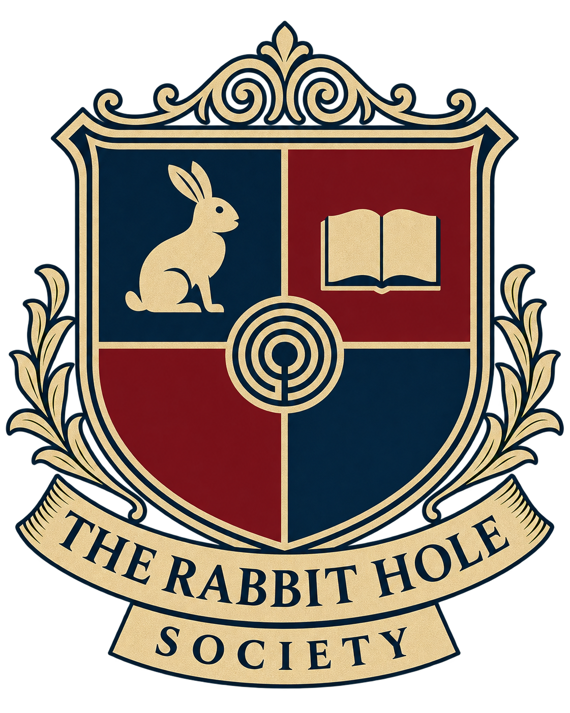 The Rabbit Hole Society crest
